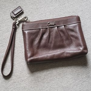 Coach Leather Wristlet